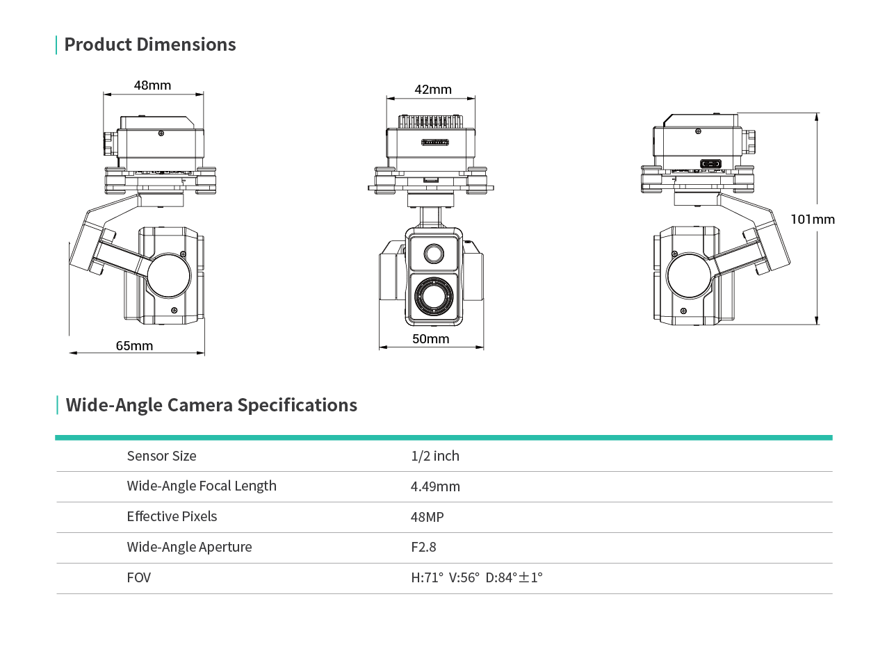 HEQUAV K8T-V3 Dual-Sensor Droh – Thermal Imager Drone Gimbal Bewertung und Preis