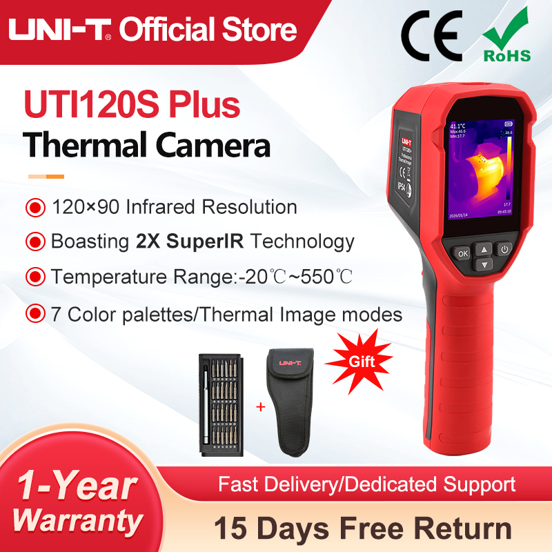 UNI-T Wärmebildkamera UTI120S+ – Nf 521 Thermal Imaging Camera Bewertung und Preis