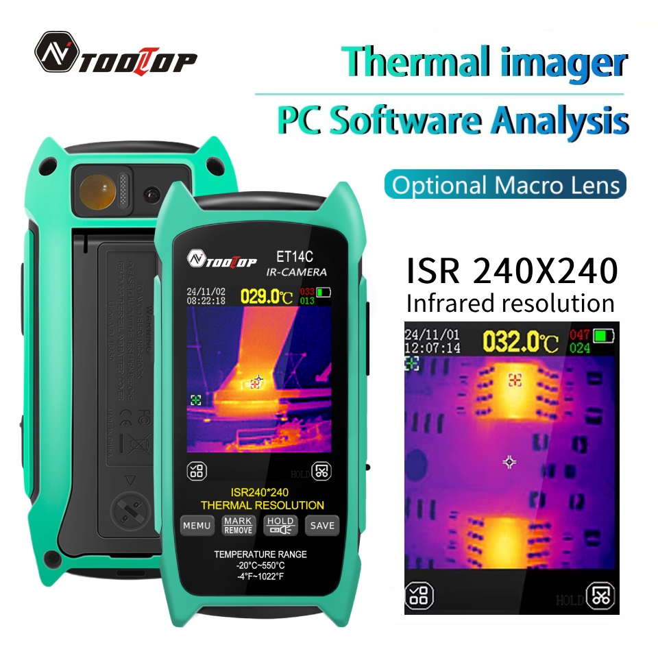 TOOLTOP ET14C 2,8-Zoll-Wärmebi – Nf 521 Thermal Imaging Camera Bewertung und Preis