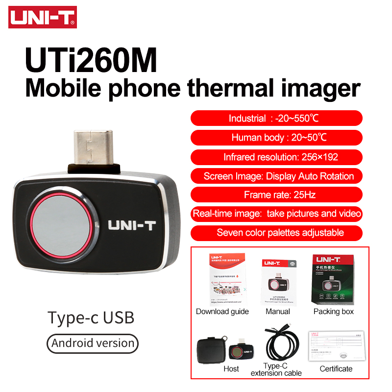 UNI-T Wärmebildkamera für Mobi – Thermal Imaging Camera 256X192 Bewertung und Preis