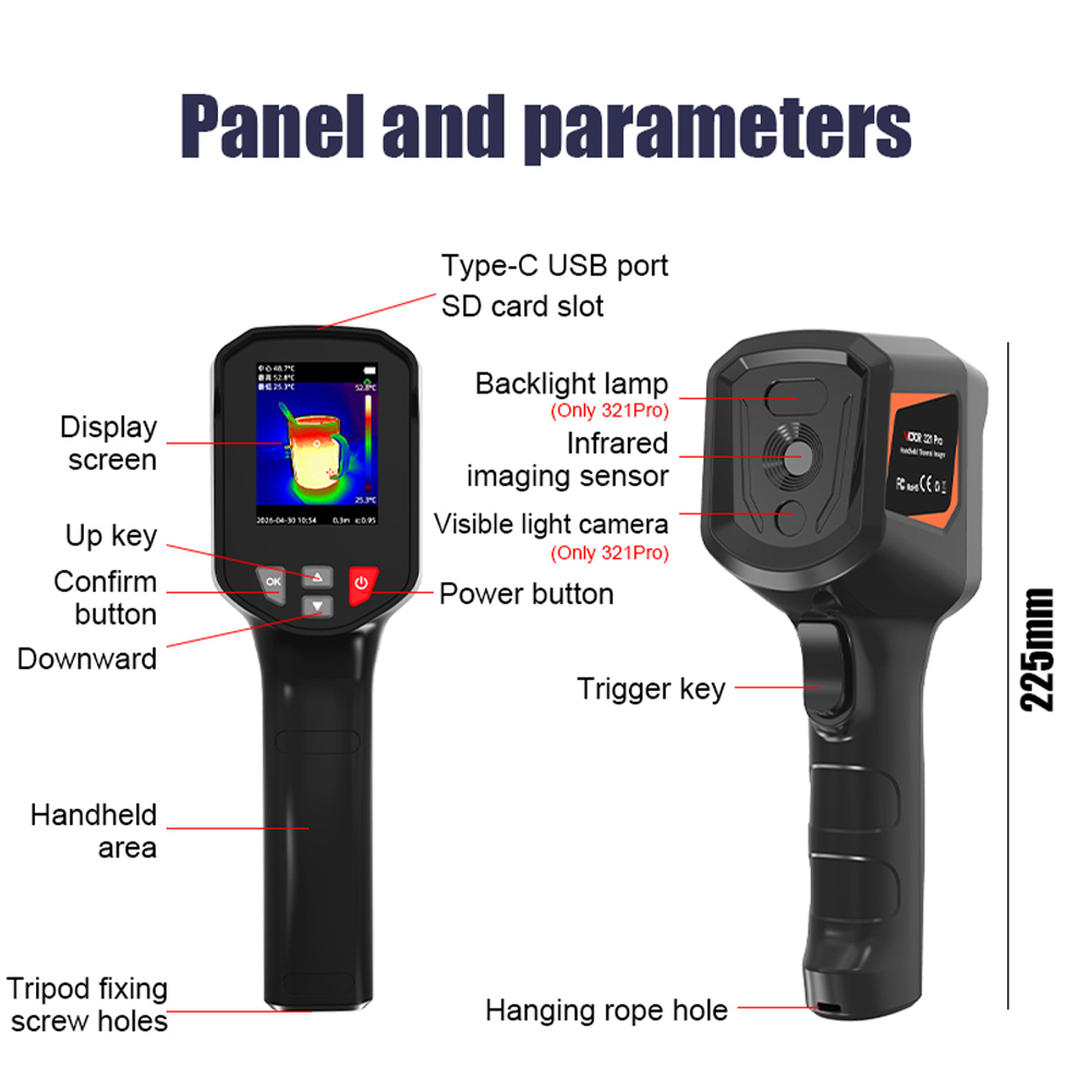 Victor 321 Handgehaltener Infr – Nf 521 Thermal Imaging Camera Bewertung und Preis